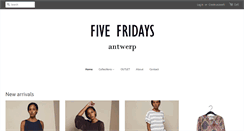 Desktop Screenshot of fivefridays.be