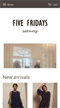 Mobile Screenshot of fivefridays.be